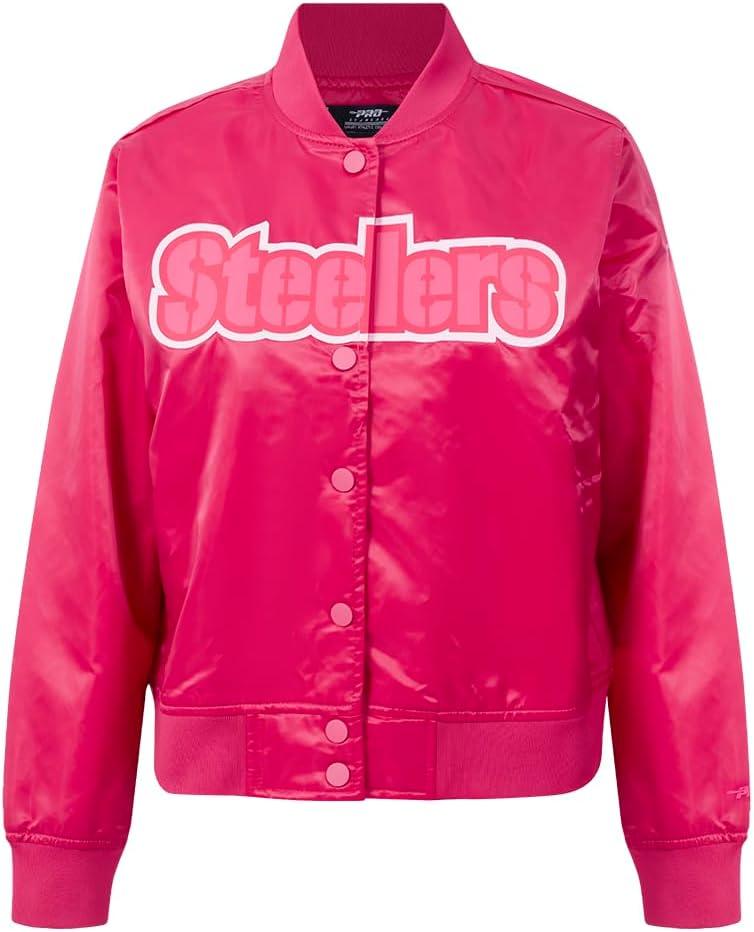 image:imageWomens NFL Classic Triple Pink Satin JacketPurple