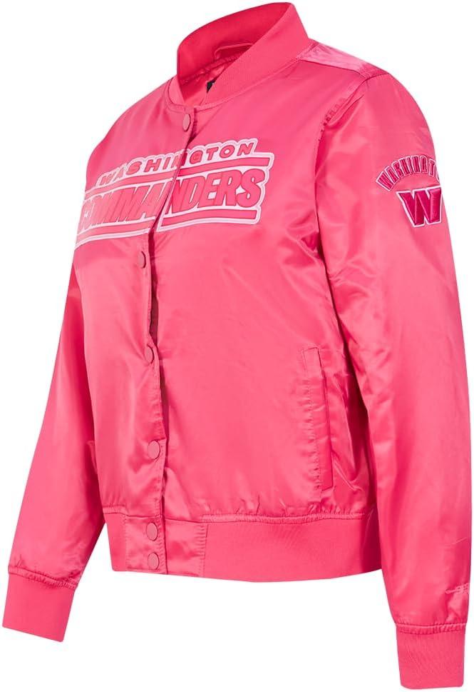 image:imageWomens NFL Classic Triple Pink Satin JacketPurple