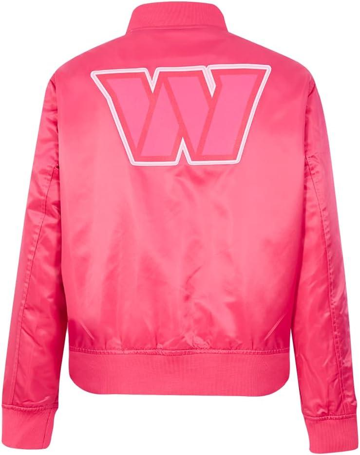 image:imageWomens NFL Classic Triple Pink Satin JacketPurple