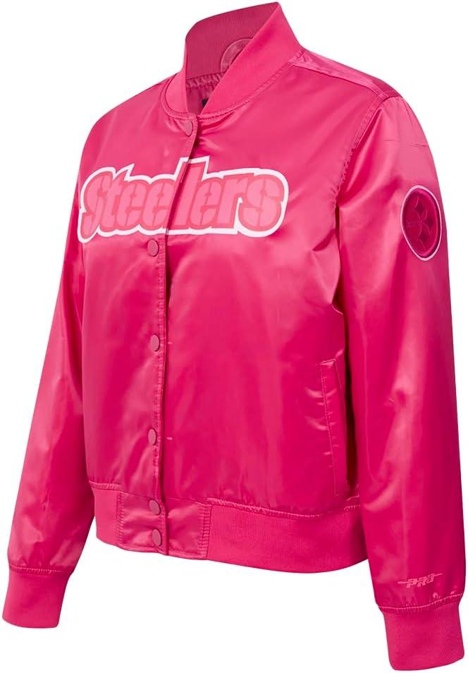 image:imageWomens NFL Classic Triple Pink Satin JacketPurple