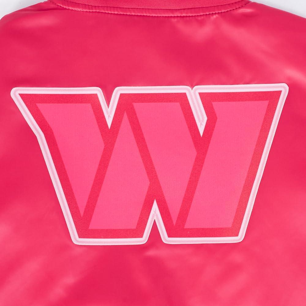 image:imageWomens NFL Classic Triple Pink Satin JacketPurple