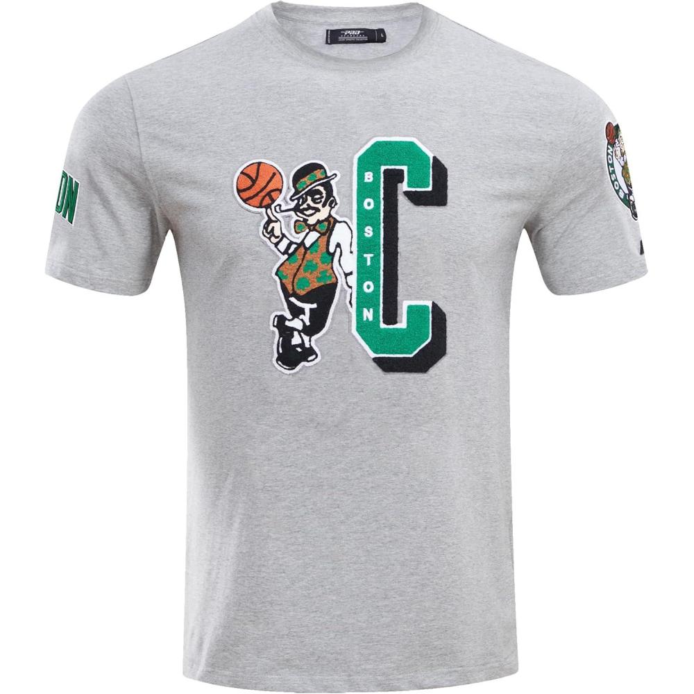 image:imagePro Standard Mens NBA Mash Up Cotton Short Sleeve TeeHeather Grey