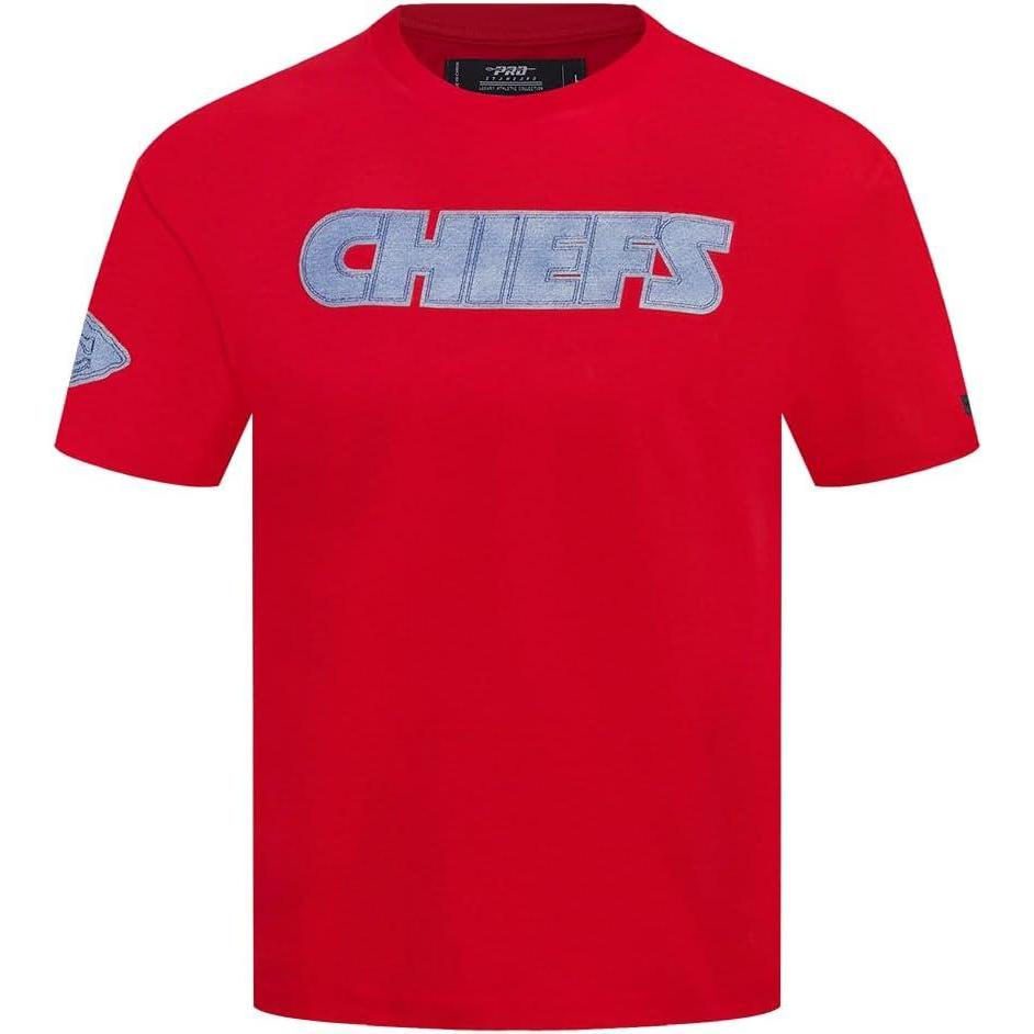 image:imagePro Standard Mens NFL Varsity Blues Short Sleeve Tee LinenRed