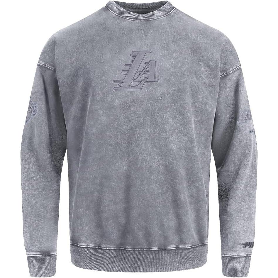 image:imagePro Standard Mens NHL Split Logo Cotton Double Knit Full Zip HoodieWashed Grey