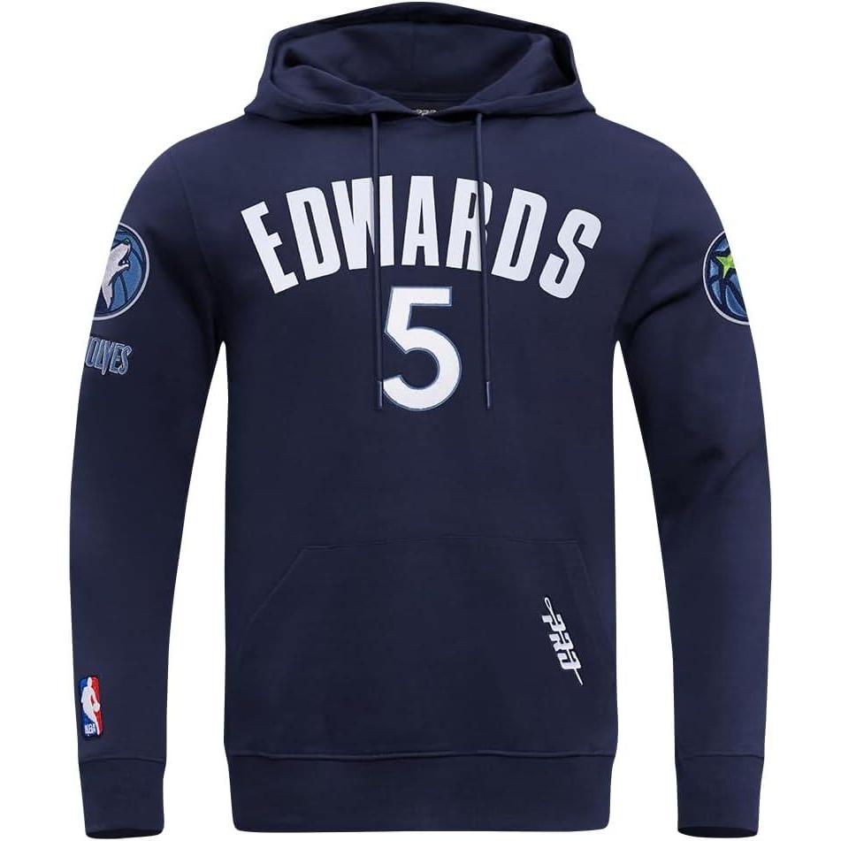 image:imagePro Standard NBA mens Mens Nba Minnesota Timberwolves Classic Player Cotton Double Knit Pull Over HoodieTeam Color