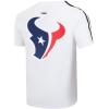 Houston Texans Classic Mesh Men’s Striped Tee (White/Black) by Pro Standard(White/Black)