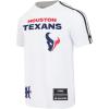 Houston Texans Classic Mesh Men’s Striped Tee (White/Black) by Pro Standard(White/Black)