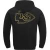 Mens NFL Black&Gold Varsity Jacket(Black)