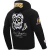 PRO STANDARD Mens NBA Sugar Skull Pull Over Hoodie(Black)