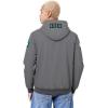 Pro Standard Mens NBA Classic Wind Suit Woven Full Zip Hoodie(Gray)