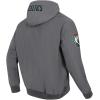 Pro Standard Mens NBA Classic Wind Suit Woven Full Zip Hoodie(Gray)