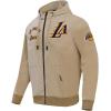 Pro Standard Mens NBA Classic Wind Suit Woven Full Zip Hoodie(Khaki)