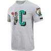 Pro Standard Mens NBA Mash Up Cotton Short Sleeve Tee(Heather Grey)