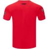 Pro Standard Mens NBA Mash Up Cotton Short Sleeve Tee(Red)