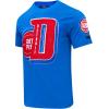 Pro Standard Mens NBA Mash Up Cotton Short Sleeve Tee(Royal Blue)