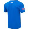 Pro Standard Mens NBA Mash Up Cotton Short Sleeve Tee(Royal Blue)