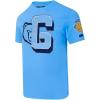Pro Standard Mens NBA Mash Up Cotton Short Sleeve Tee(University Blue)