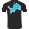 Pro Standard Mens NFL Detroit Lions Mesh Taping Tee Black 2XL