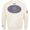 Pro Standard Mens NFL Reverse French Terry Brushed Back French Terry Crewneck Sweatshirt(Off-white)
