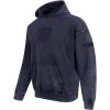 Pro Standard Mens NFL Washed Classic Pull Over Hoodie(Washed Midnight Navy)