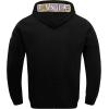 Pro Standard Mens NHL Split Logo Cotton Double Knit Full Zip Hoodie(Black)