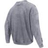 Pro Standard Mens NHL Split Logo Cotton Double Knit Full Zip Hoodie(Washed Grey)