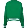 Pro Standard NBA womens Womens Nba Mash Up Brushed Back French Terry Crewneck Sweatshirt(Kelly Green)