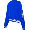 Pro Standard NBA womens Womens Nba Mash Up Brushed Back French Terry Crewneck Sweatshirt(Royal Blue)