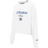 Pro Standard Womens NFL Country Club Crewneck Sweatshirt(White)