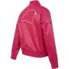 Womens NFL Classic Triple Pink Satin Jacket(Purple)