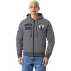 Pro Standard Mens NBA Classic Wind Suit Woven Full Zip Hoodie(Gray)