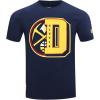 Pro Standard Mens NBA Mash Up Cotton Short Sleeve Tee(Midnight Navy)