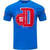 Pro Standard Mens NBA Mash Up Cotton Short Sleeve Tee(Royal Blue)