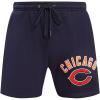 Pro Standard Mens NFL Classic Bristle Fleece Short(Midnight Navy)