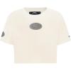 Pro Standard Womens NFL Reverse French Terry Short Sleeve Boxy Tee(Eggshell)