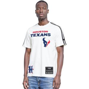Houston Texans Classic Mesh Men’s Striped Tee (White/Black) by Pro Standard(White/Black)
