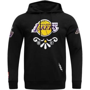PRO STANDARD Mens NBA Sugar Skull Pull Over Hoodie(Black)