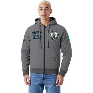 Pro Standard Mens NBA Classic Wind Suit Woven Full Zip Hoodie(Gray)