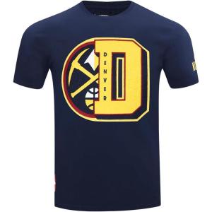 Pro Standard Mens NBA Mash Up Cotton Short Sleeve Tee(Midnight Navy)