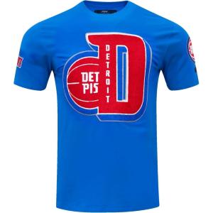 Pro Standard Mens NBA Mash Up Cotton Short Sleeve Tee(Royal Blue)