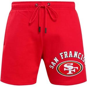 Pro Standard Mens NFL Classic Bristle Fleece Short(Red)