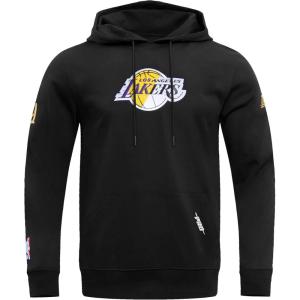 Pro Standard Mens NHL Split Logo Cotton Double Knit Full Zip Hoodie(Black)