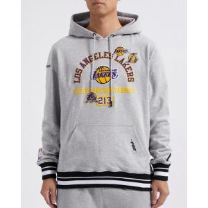 Pro Standard Mens NHL Split Logo Cotton Double Knit Full Zip Hoodie(Heather Gray/Black)