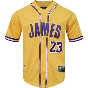 Pro Standard NBA Mens Mens NBA Los Angeles Lakers Classic Player Mesh Down Top(Team Color)