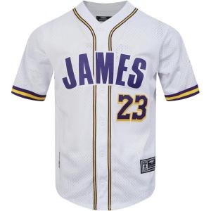 Pro Standard NBA Mens Mens NBA Los Angeles Lakers Classic Player Mesh Down Top(White)