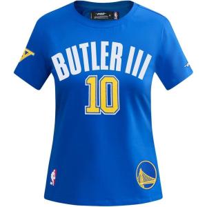 Pro Standard NBA Womens Womens NBA Golden State Warriors Classic Player Cotton Short Sleeve Slim Tee(Team Color)