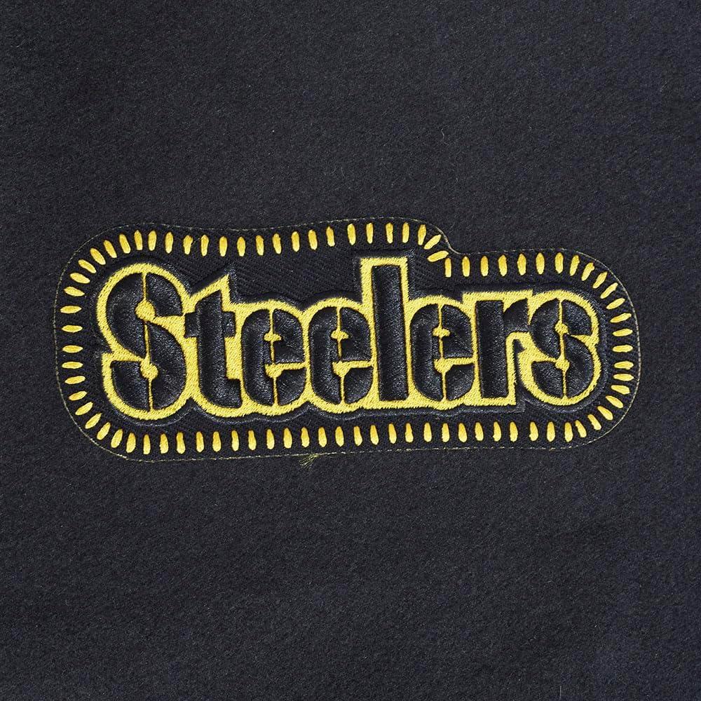 image:imagePro Standard Mens NFL DIY Pick Stitch Varsity JacketBlack