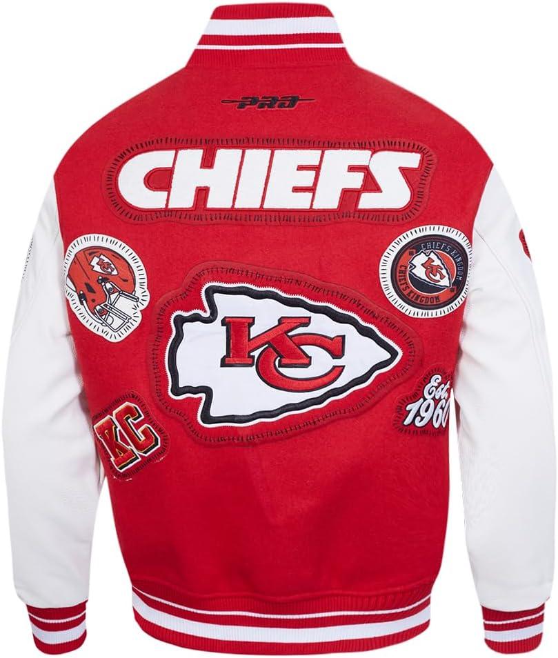 image:imagePro Standard Mens NFL DIY Pick Stitch Varsity JacketRed