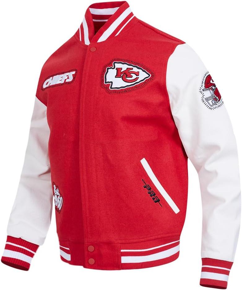 image:imagePro Standard Mens NFL DIY Pick Stitch Varsity JacketRed