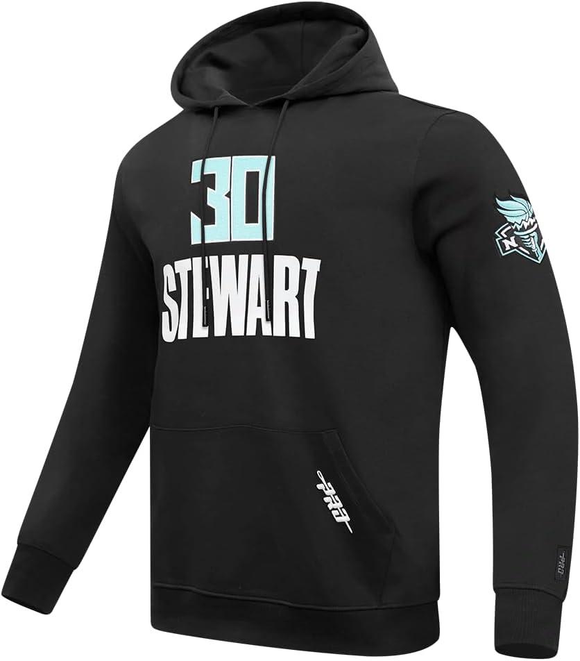 image:imagePro Standard Mens WNBA New York Liberty Classic Player Name And Number Pull Over HoodieBlack